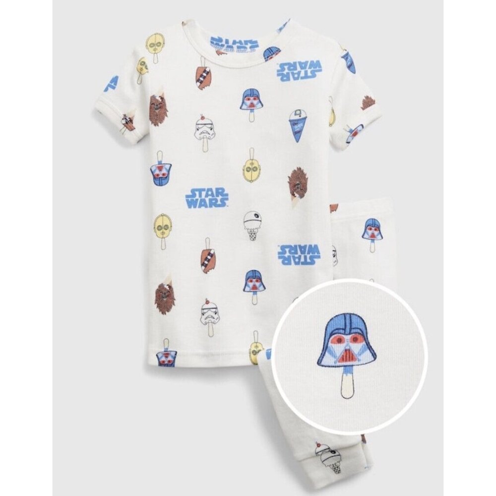 GAP Star Wars S/S Ice Cream Graphic Pajama Set Sz 2 years NWT